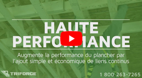 TRIFORCE® système de plancher à haute performance