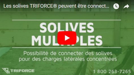 TRIFORCE® Solives multiples