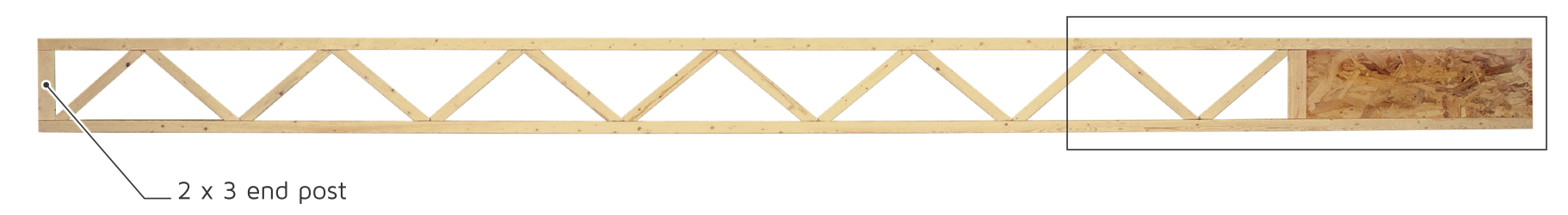 TRIFORCE Open Wen Joist is perfect for fire resistant open web ceilings