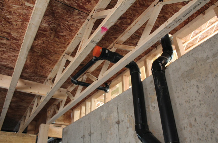 a Multi-family housing project floor system