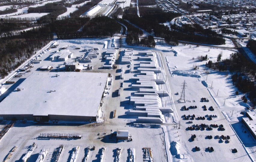 A glimpse of TRIFORCE® yard in the winter